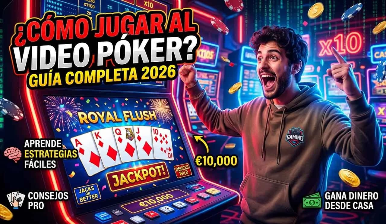 ¿Cómo se juega al video póker?