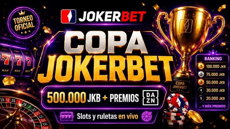 JOKERBET estrena la Copa JOKERBET con 500.000 Jokercoins y premios DAZN